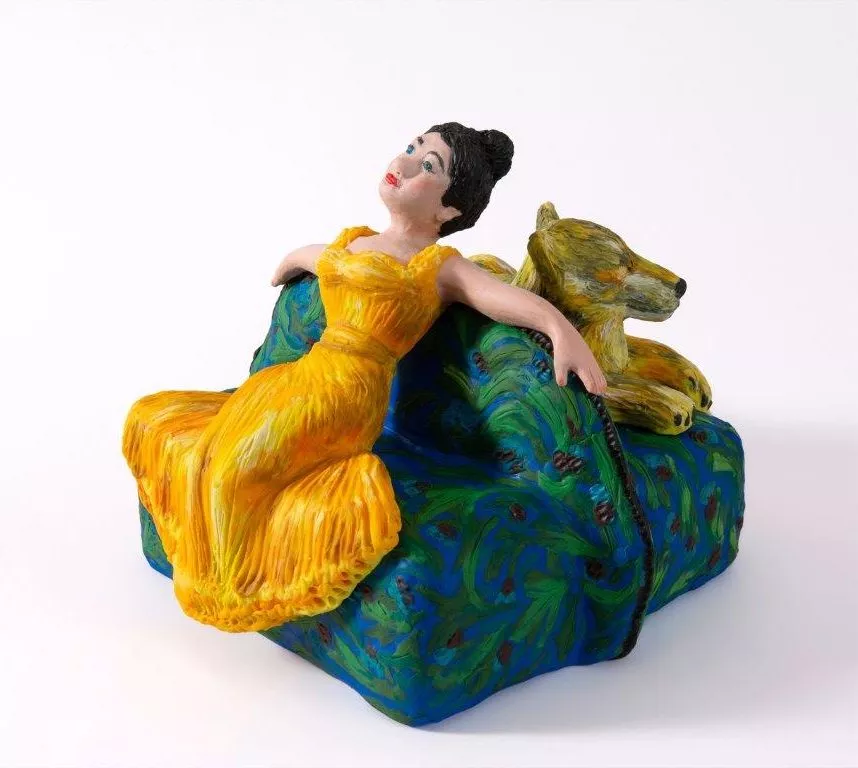 Lena Zaidel, Lady in Yellow (Homage to M. Kurzweil)