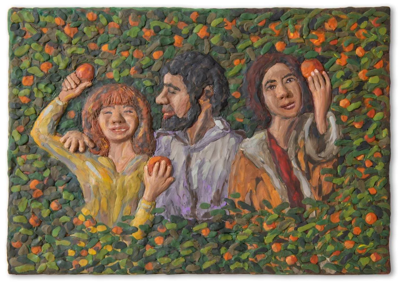 plasticine on plywood, 35x50
(Printed Photograph: 70x90)