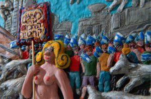Shoshke and the Wolves / Golconda Tel Aviv # 1(detail)